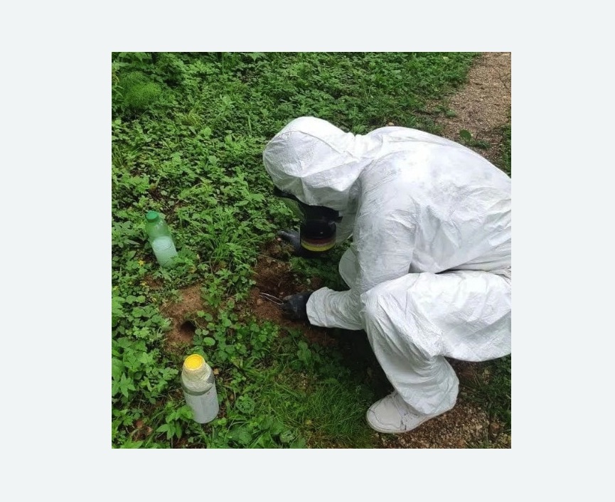 уничтожение кротов на участке в Буйнакске